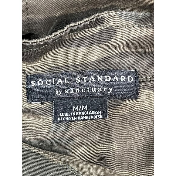 Camo Utility Jacket Women's By Social Standard Sanctuary Medium - Picture 5 of 7